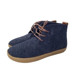 NEW Comfortfusse Blas Wool Bootie Sneaker Women's 39 8 7‎ Navy Blue - read desc